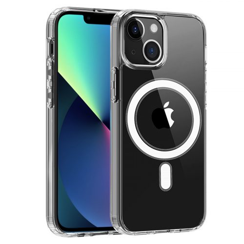 Magnetic Wireless Charging TPU Bumper Case For iPhone 13 Mini In Clear 1